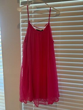 New York & Company Hot Pink Mini Dress